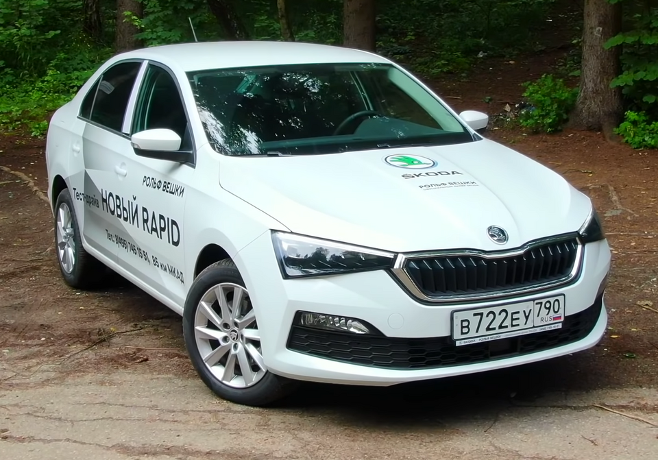 Фото модели Skoda Rapid МКПП; цвет и комплектация могут отличаться, это не автомобиль компании